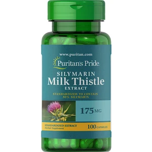 Puritan's Pride Silymarin Milk Thistle Extract 175 Mg 100 Kapsül
