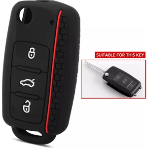 Polo Golf Jetta Passat Scırocco Caddy Amorak Seat Silikon Anahtar Kılıf