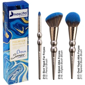Ocean 3'lü Makyaj Fırça Seti NASBRUSHSET123