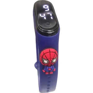 Smart White Spider Man Figürlü Çocuk Saat