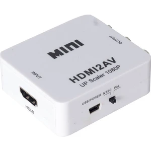PM-12861 HDMI To Rca Mini Model 1920X1080 Plastik Kasa Çevirici Konvertör