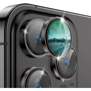 iPhone 15 Pro Uyumlu Kamera Koruma Temperli Cam Renkli Lens Koruyucu