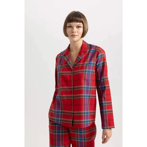 Fall in Love Pijama Yaka Flanel Casual Üst B5457AX23WN