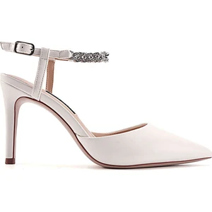 Nine West Gılla 3pr Kırık Beyaz Kadın Topuklu Ayakkabı