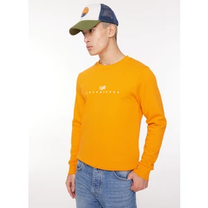 Jack & Jones Bisiklet Yaka Turuncu Erkek Sweatshırt 12261180_JORSILVERLAKE Sweat Crew