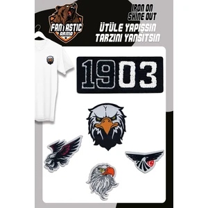 Ütü ile Yapışan Dokuma Arma/patch Takım, Taraftar Modeli