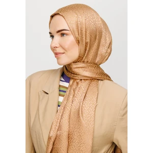 Forever Desen Parlak Jakar Şal