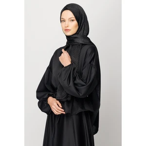 Forever Desen Parlak Jakar Şal
