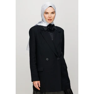 Forever Desen Parlak Jakar Şal