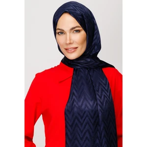 Zikzak Desen Parlak Jakar Şal