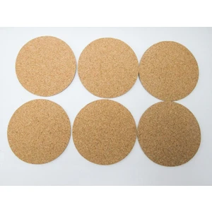 Mantar Bardak Altlığı Yuvarlak 6 Adet (ÇAP9CM Kalınlık 0.5cm)