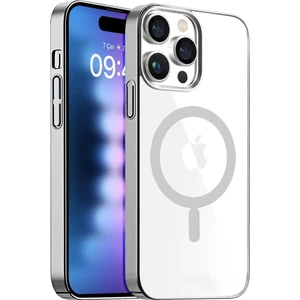 iPhone 14 Pro Max Kılıf Magsafe Özellikli Titanyum Seri Silikon Kapak