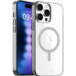iPhone 14 Pro Max Kılıf Magsafe Özellikli Titanyum Seri Silikon Kapak