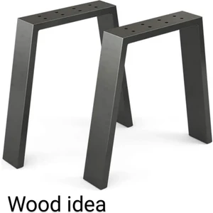 Wood İdea Metal Masa-Yemek Masası- Çalışma Masası Ayağı 2 Adet Ayak 72 cm Mobilya Ayağı