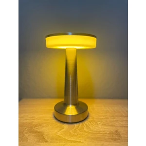 KML105 Krom 3 Renkli Dokunmatik Şarjlı Masa Lambası