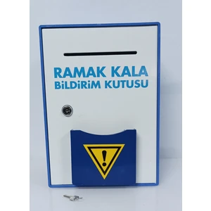 Kıvılcım Plastik ve Reklam Ürünleri Ramak Kala Bildirim Kutusu