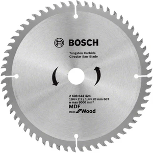 Ekonomik 184X20 mm 60 Diş Ahşap Daire Testere 2608644424