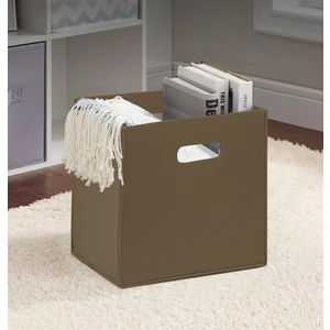 30X30 cm Çok Amaçlı Organizer Keçe Sepet Kahverengi