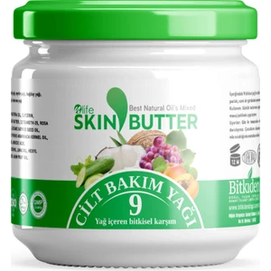 Skin Butter Cilt Bakım Kremi 9 Bitkisel Yağ Karışımı 190 ml