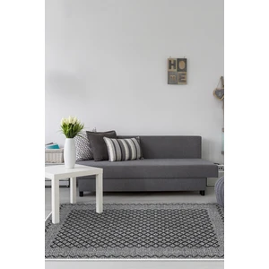 Dijital Salon Halısı Trend Keçe Kaymaz Taban Modern Christie Gri