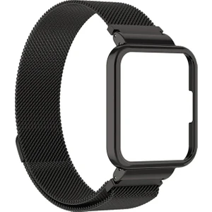 Xiaomi Redmi Watch 3 Active Için Manyetik Metal Hasır Kordon Kayış - KY92