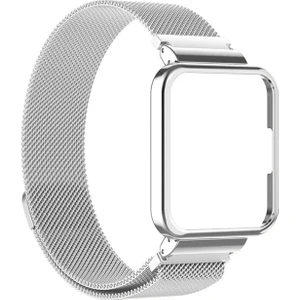 Xiaomi Redmi Watch 3 Active Için Manyetik Metal Hasır Kordon Kayış - KY92