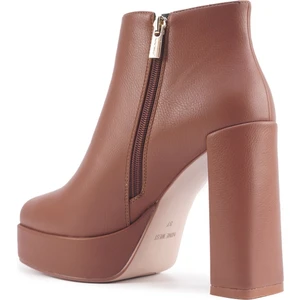 Nine West Sarıela 3pr Taba Kadın Topuklu Bot