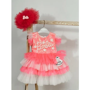 Pullu Barbie Katkat Elbise