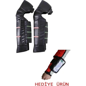Bike Sky  Diz & Bacak Koruma Deri Reflektörlü Yağmur & Rüzgar & Soğuğa Karşı ( Kol Telefon Tutucu Çanta Hediyeli )