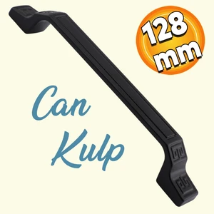 Can Ayder Mobilya Mutfak Dolabı Çekmece Dolap Kapak Kulpu Düz Metal Kulp Kulbu Kulpu 128 mm Siyah