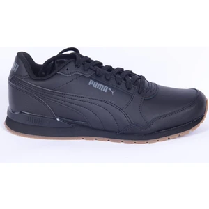 384855-04 St Runner V3 L Siyah-Kahve Erkek Spor Ayakkabı