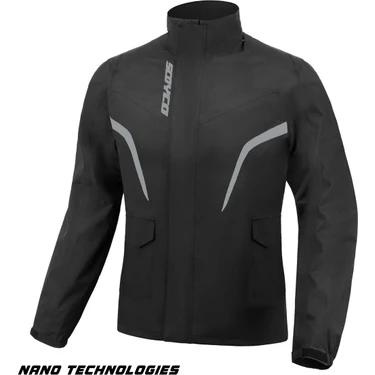 Scoyco RC10 Alt-Üst Takım Siyah 2XL Yağmurluk Tek Renk Dayanıklı Malzeme