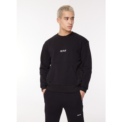 Kapüşon Yaka Siyah Erkek Sweatshırt 23IU1M0E0556323_FELPA