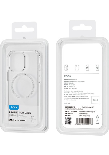 Iphone 14 Için Telefon Kılıfı Plus Çarpışmaya Dayanıklı Manyetik Şarj Şeffaf Koruyucu Telefon Geri Kapak (Yurt Dışından) indirimleri