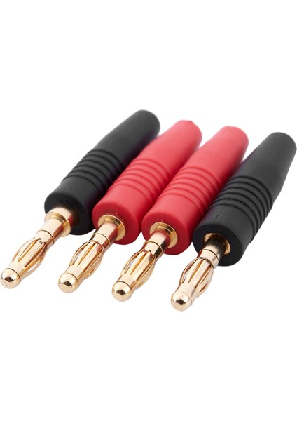Adet 4mm B7 24K Kaplama Müzikal Hoparlör Kablo Tel Pin Muz Fiş Konnektörü (Yurt Dışından)