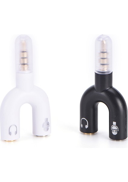 3,5 mm Siyah Stereo Ayırıcı Ses - Telefon Için Mikrofon ve Kulaklık Jakı Fiş Adaptörü (Yurt Dışından) indirimleri