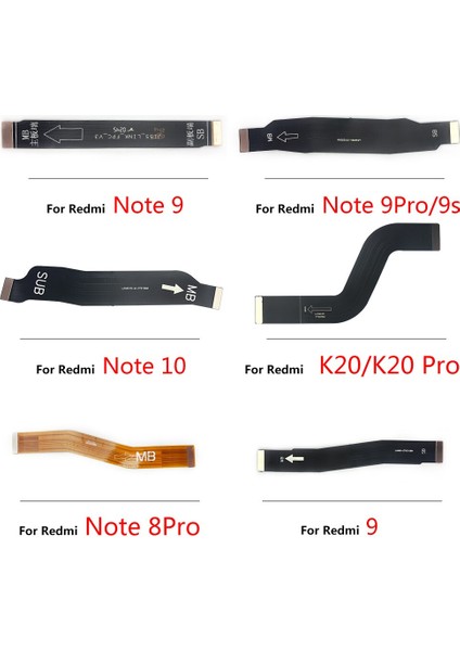 Ana Kurulu Anakart Anakart Konektörü Flex Kablo Xiaomi Redmi Için 9 9A 9c 6 6A 8A Not 10 8 7 6 Pro 5 5A Artı (Yurt Dışından) fırsatları