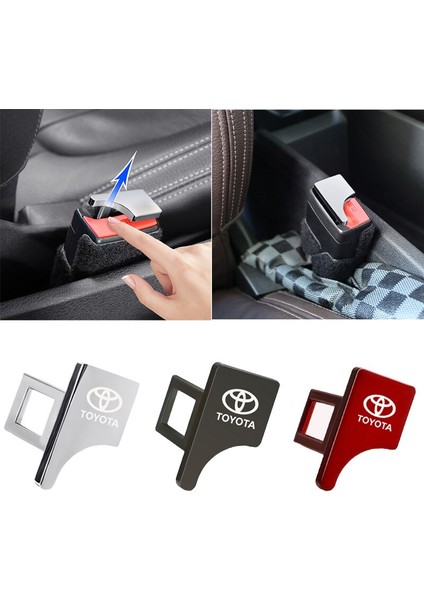 Adet Araba Emniyet Emniyet Kemeri Tokası Klip Genişletici Metal Sert Fiş Alarm Durdurucu Toyota Honda Nissan Bmw Benz Aksesuarları (Yurt Dışından) fırsatları