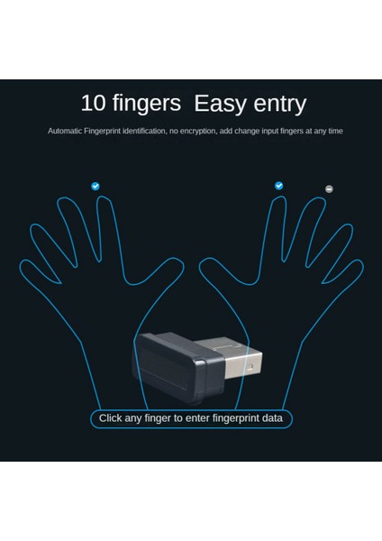 Parça Taşınabilir Çok Fonksiyonlu Mını USB Parmak Izi Okuyucu Cihazı Windows 10 Merhaba Biyometri Güvenlik Anahtarı (Yurt Dışından) indirimleri