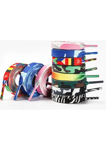 Bir Çift 120CM Gökkuşağı Ayakkabı Bağı (Yurt Dışından) modelleri