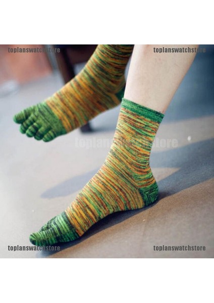 Yüksek Kaliteli Erkek Beş Parmak Ayak Çorap Spor Rahat Retro Renk (Yurt Dışından) indirimleri