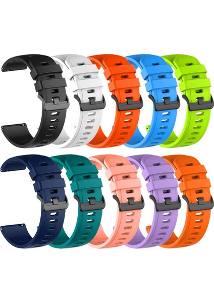 Realme Watch S Akıllı Saat Bandı Bilezik Wirststrap Için 22MM Yumuşak Silikon Kayış (Yurt Dışından)