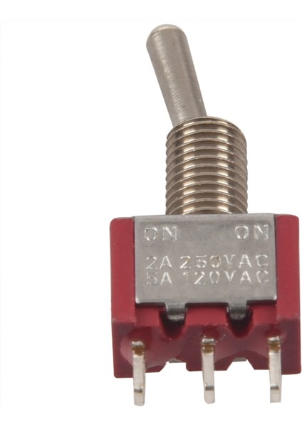 Anlık Kol Anahtarı Spdt 2 Yollu-6mm Montajlı-3 PARÇA-AC250V 2A 120V 5A (Yurt Dışından)