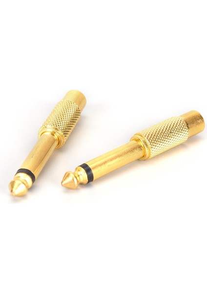 10 Adet Rca Dişi Jack 6.35MM Mono Erkek Tak Ses Adaptörü Konnektörü Sıcak Satış (Yurt Dışından)