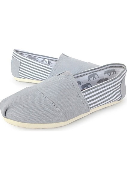 Toms Erkek&kadın Kanvas Ayakkabılar Lazy Loafer'lar Çift Ayakkabı Şerit (Yurt Dışından)