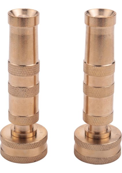 Ağır Hizmet Tipi Pirinç Ayarlanabilir Büküm Hortum Nozulu, 2 Paket, Bahçe Sulama Pirinç Hortum Nozulu (Yurt Dışından)