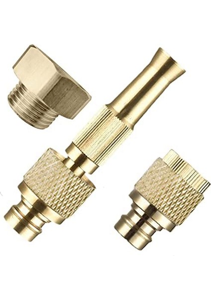 Bahçe Su Hortumu Nozulu, Hortum Püskürtme Nozulu, Yüksek Basınçlı Pirinç Ayarlanabilir Büküm Jeti, Araba Yıkama, Cam, Zemin Vb. (Yurt Dışından) indirimleri