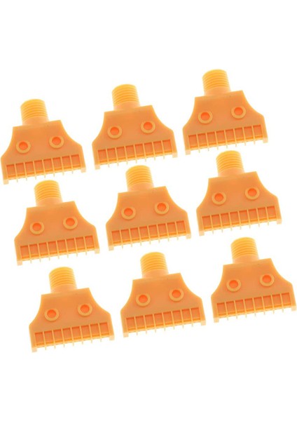 1/4 Inç 16 Delikli Dişli Düz Hava Nozulları 9 Adet, Püskürtme Için Püskürtülebilir Delikler, Toz Geçirmez, Soğutma (Yurt Dışından) modelleri