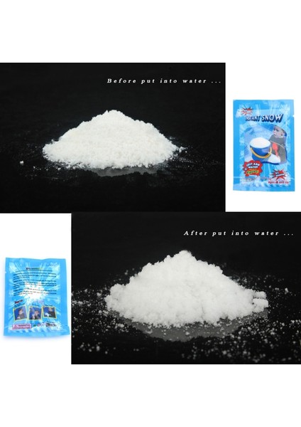 Youn Lots Sihirli Anında Kar Kabarık Noel Düğünü Için Süper Emici Süslemeler (Yurt Dışından)