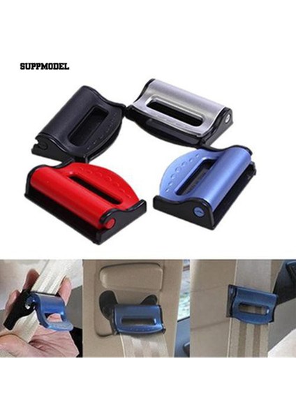 Suppmodel 2 Adet Araç Emniyet Kemeri Klipsi Güvenlik Ayarlanabilir Araba (Yurt Dışından)